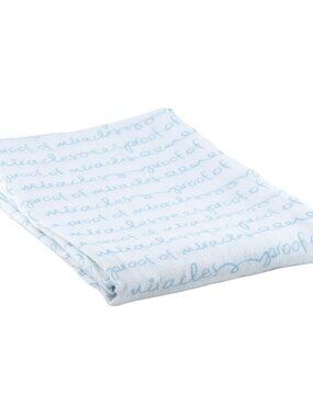 Stephan Baby: Baby Girl "Proof Of Miracles" Bamboo Cotton Swaddle 45" x 45" NEW